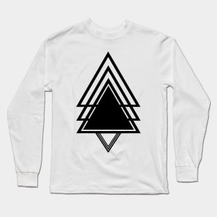 Triangle illustration Long Sleeve T-Shirt